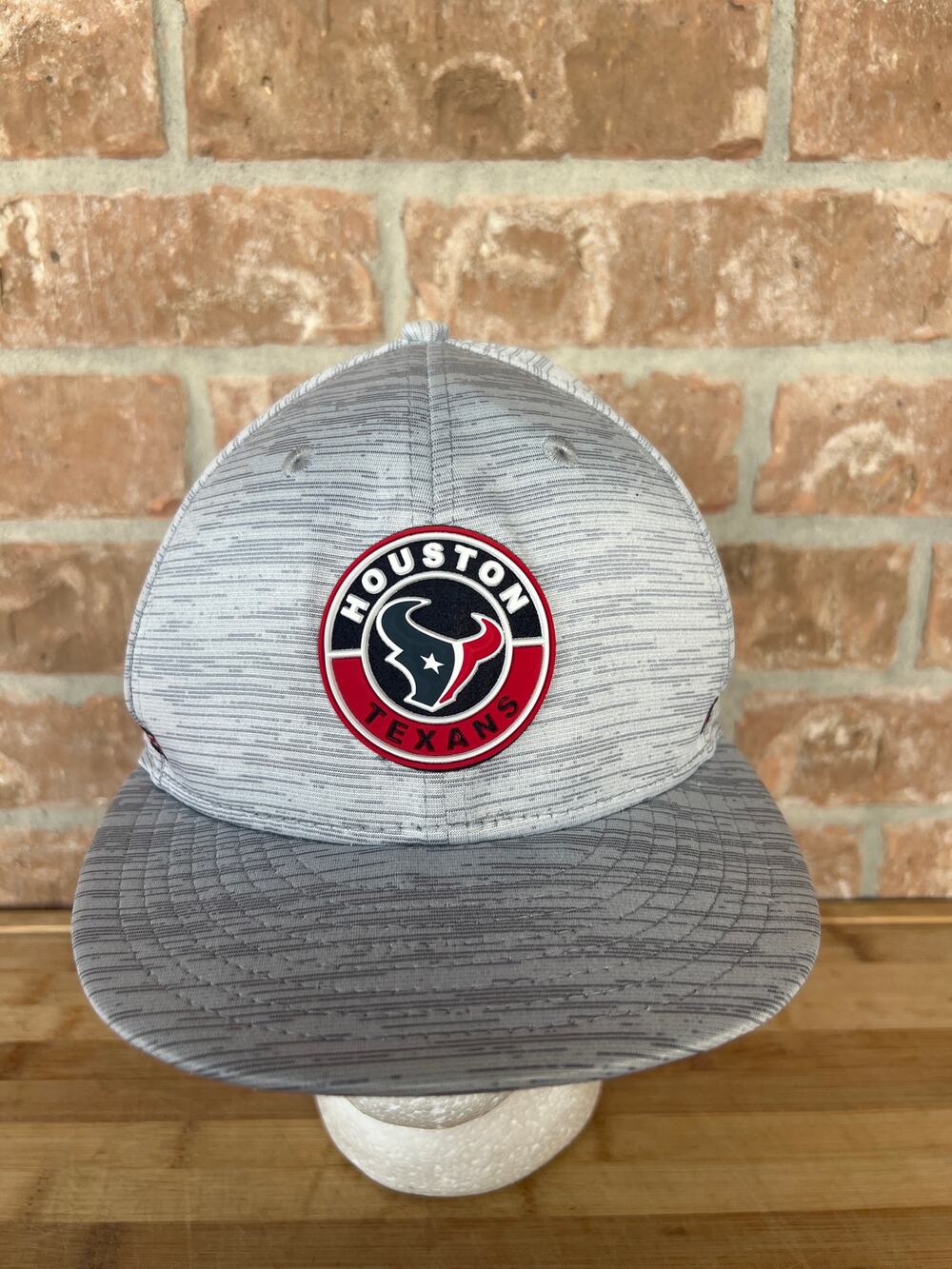 Houston Texans NFL Player Sideline On-Field Hat Marbled Gray Football Adult Cap